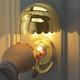 Illustration for article titled Sound Sensing Door Keyhole Light
